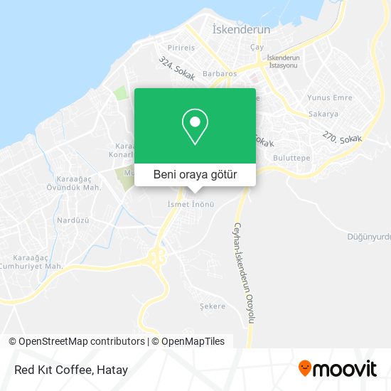Red Kıt Coffee harita