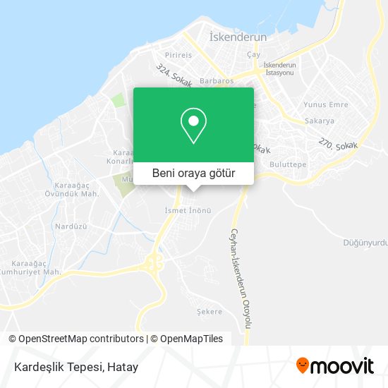 Kardeşlik Tepesi harita