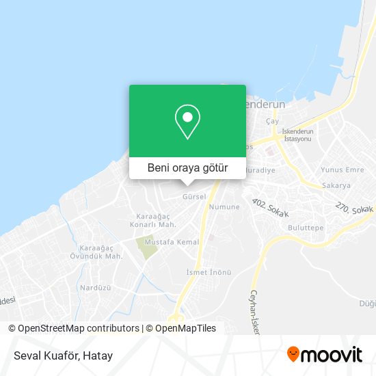 Seval Kuaför harita
