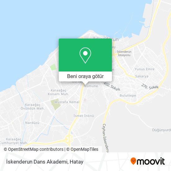 İskenderun Dans Akademi harita