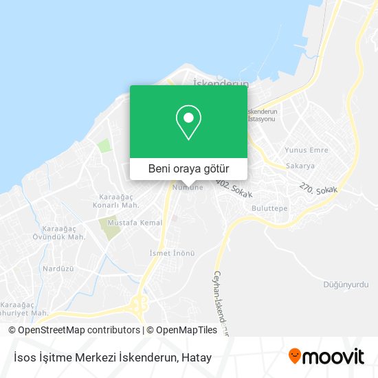 İsos İşitme Merkezi İskenderun harita