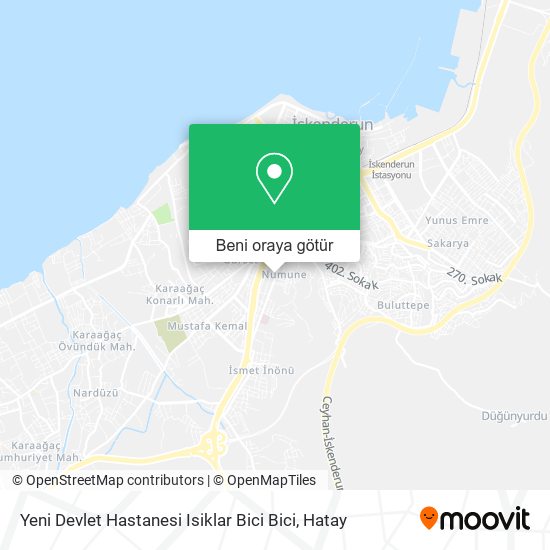 Yeni Devlet Hastanesi Isiklar Bici Bici harita