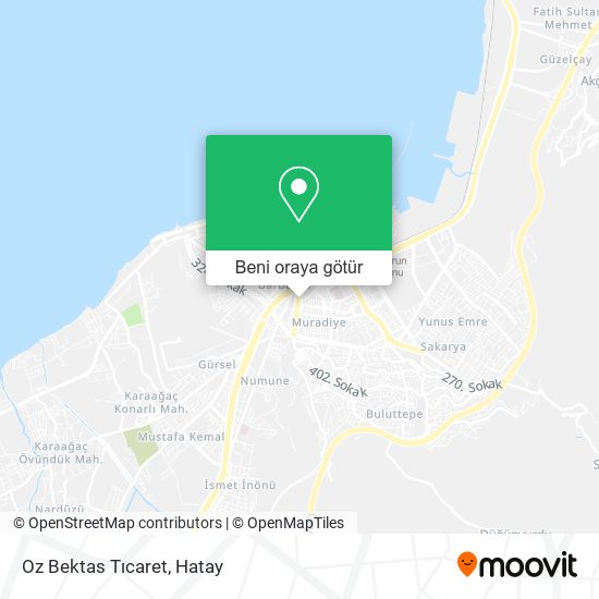 Oz Bektas Tıcaret harita