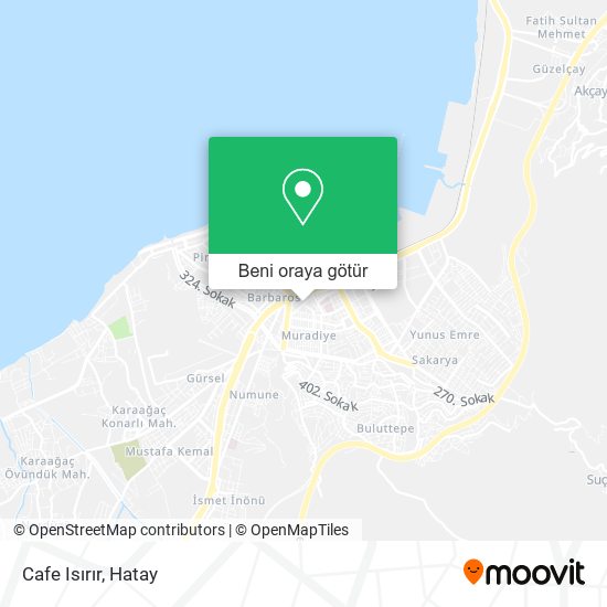 Cafe Isırır harita