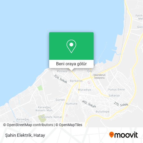 Şahin Elektrik harita