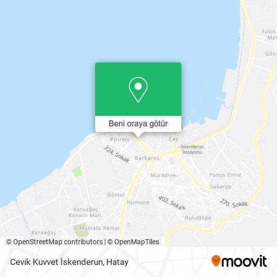 Cevik Kuvvet İskenderun harita