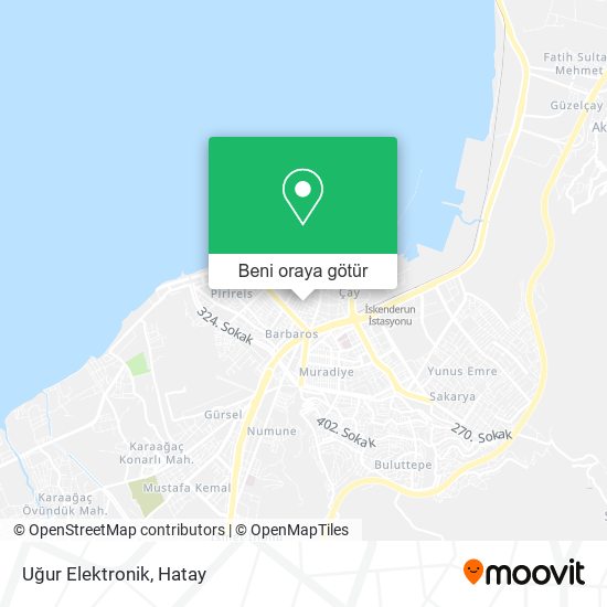 Uğur Elektronik harita