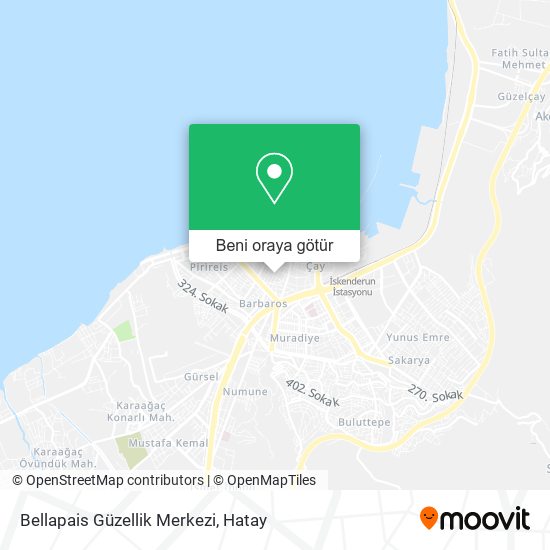 Bellapais Güzellik Merkezi harita