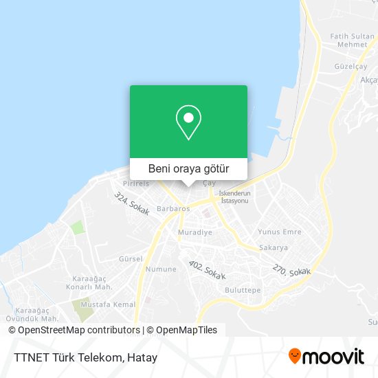 TTNET Türk Telekom harita