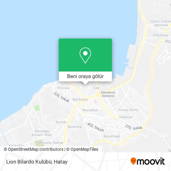 Lion Bilardo Kulübü harita