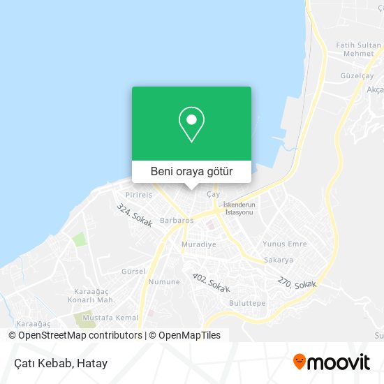 Çatı Kebab harita