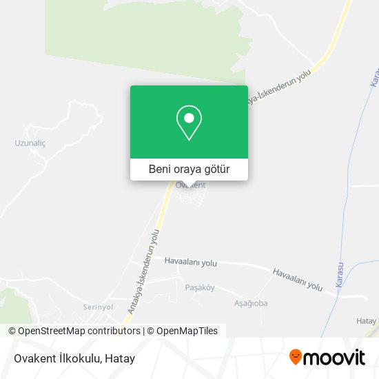 Ovakent İlkokulu harita
