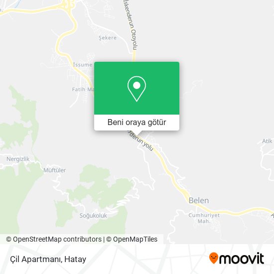 Çil Apartmanı harita