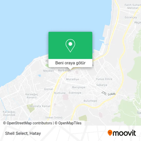 Shell Select harita