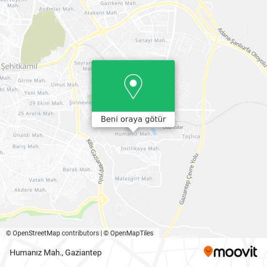 Humanız Mah. harita