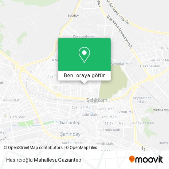 Hasırcıoğlu Mahallesi harita