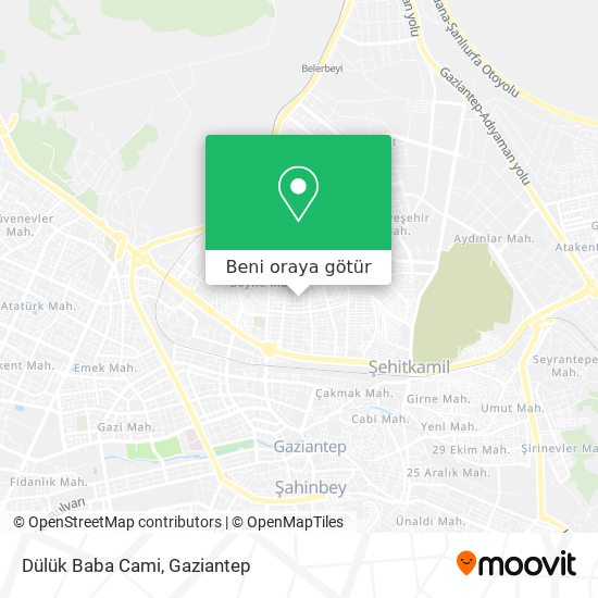 Dülük Baba Cami harita