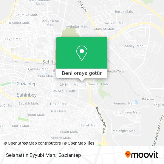 Selahattin Eyyubi Mah. harita