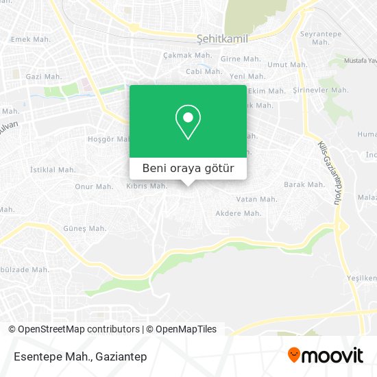 Esentepe Mah. harita