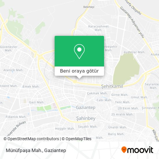 Münüfpaşa Mah. harita
