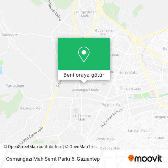 Osmangazi Mah.Semt Parkı-6 harita