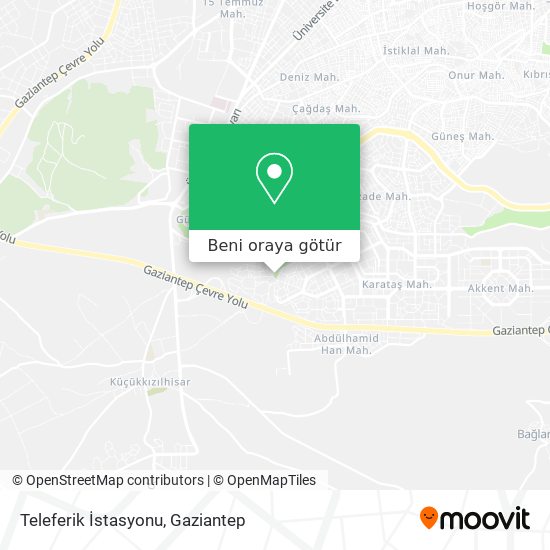Teleferik İstasyonu harita