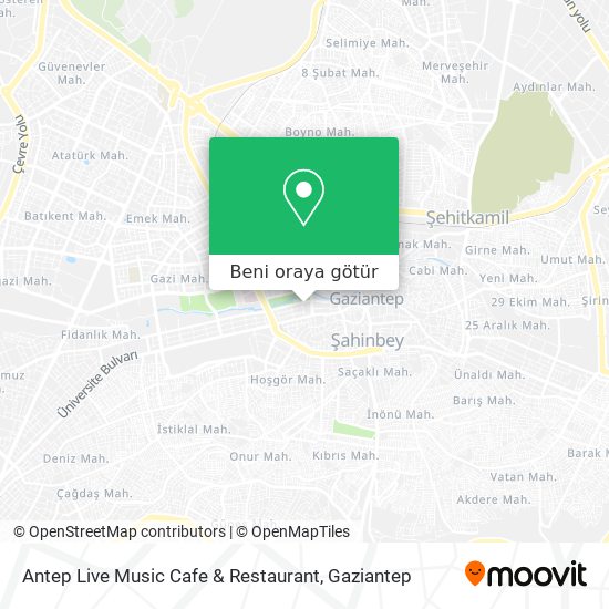 Antep Live Music Cafe & Restaurant harita