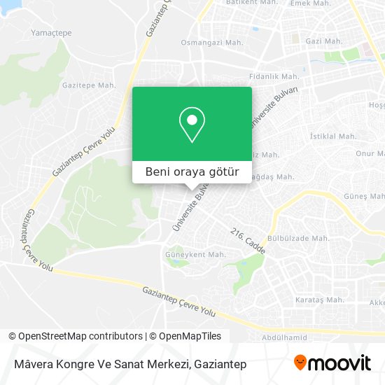Mâvera Kongre Ve Sanat Merkezi harita