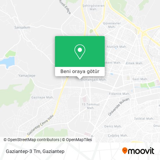 Gaziantep-3 Tm harita