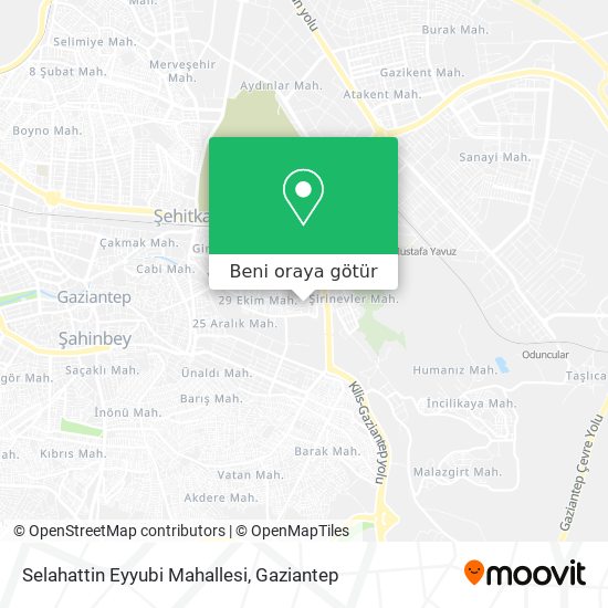 Selahattin Eyyubi Mahallesi harita