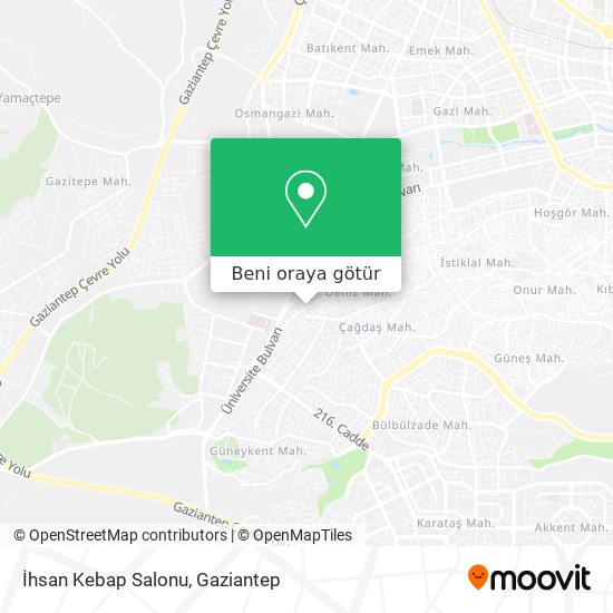 İhsan Kebap Salonu harita