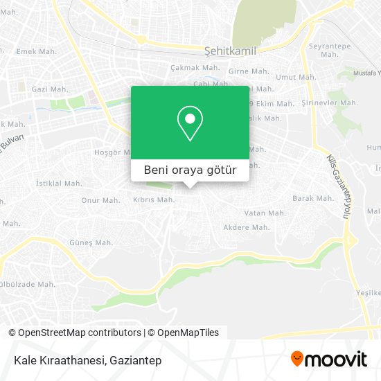 Kale Kıraathanesi harita