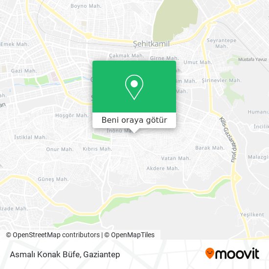 Asmalı Konak Büfe harita