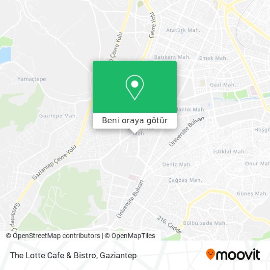 The Lotte Cafe & Bistro harita