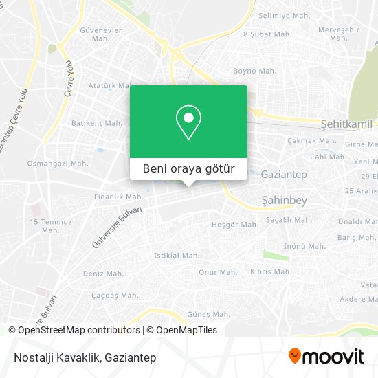 Nostalji Kavaklik harita