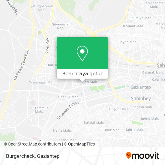 Burgercheck harita