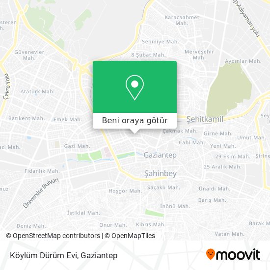 Köylüm Dürüm Evi harita