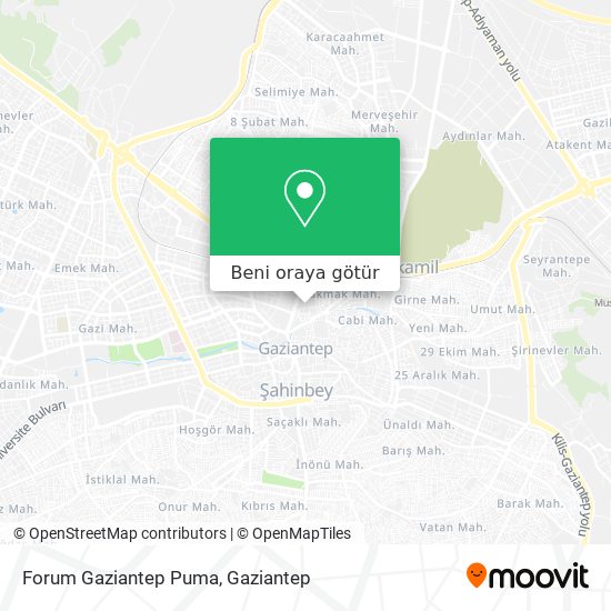 Forum Gaziantep Puma harita