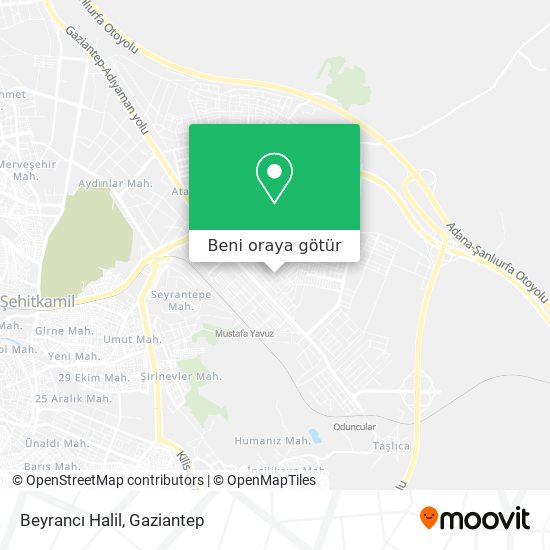 Beyrancı Halil harita