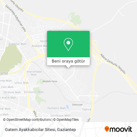 Gatem Ayakkabicilar Sitesi harita