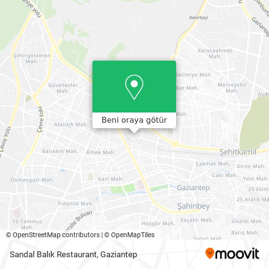 Sandal Balık Restaurant harita