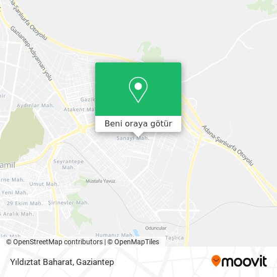 Yıldıztat Baharat harita