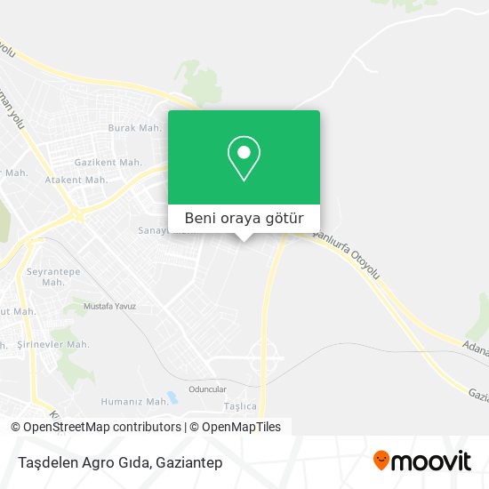 Taşdelen Agro Gıda harita