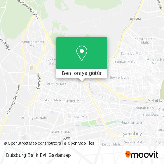 Duisburg Balık Evi harita