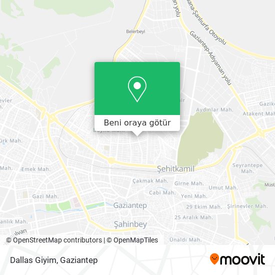Dallas Giyim harita