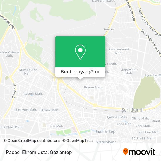 Pacaci Ekrem Usta harita