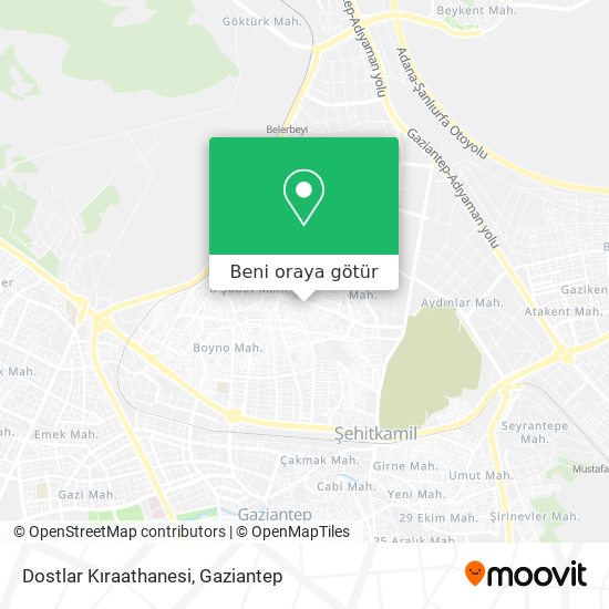 Dostlar Kıraathanesi harita