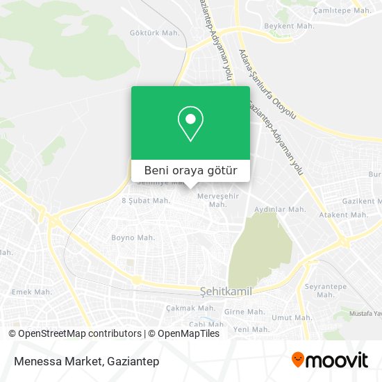 Menessa Market harita