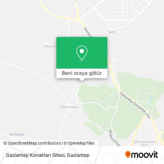 Gaziantep Konakları Sitesi harita