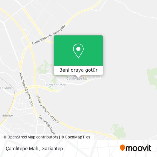 Çamlıtepe Mah. harita